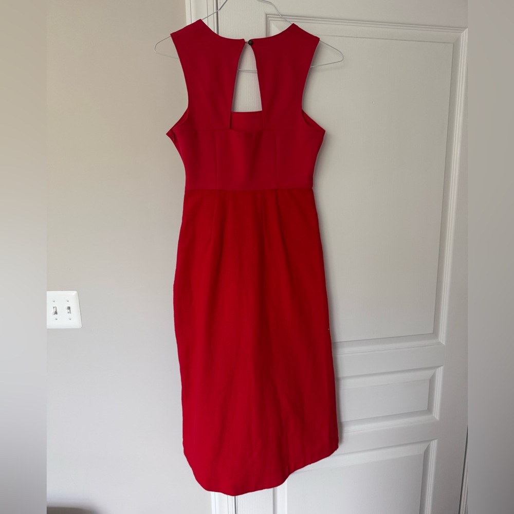 Maeve | Square Neck Asymmetrical Dress - Picture 3 of 4